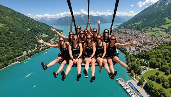 Des expériences aériennes inoubliables pour un evjf à annecy