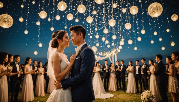 Ciel étoilé mariage d'hier : illuminez vos souvenirs magiques